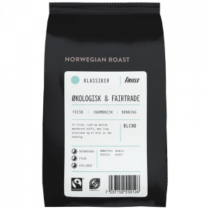 Norwegian Roast Økologisk & Fairtrade, hel, 12x500g